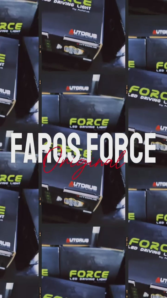 🔦 Faros FORCE LED 7" de Alta Potencia con Chip CREE – 8000LM / 90W / IP67